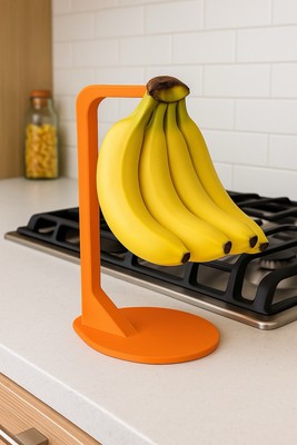Modern Banana Holder Stand for Kitchen Counter   Sleek Space-Saving Fruit Hanger