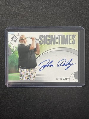 2024 Upper Deck Portfolio SP Authentic Sign of The Times John Daly Auto SOTT-DA