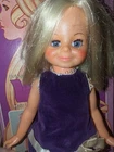 Vintage 1970 Ideal Beautiful  Crissy~Chrissy Family Velvet Doll With Box~Works