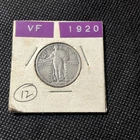 1920 25c Standing Liberty Silver Quarter,   VF, high grade
