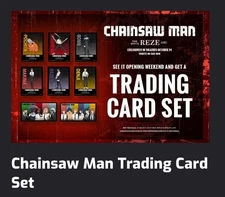 Chainsaw Man Movie Reze Arc (2025) Character Trading Card Set of 8 Regal Theater