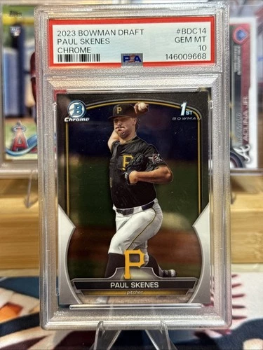 2023 Bowman Draft Chrome Paul Skenes 1st Bowman Chrome PSA 10 # BDC-14