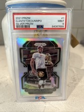 2021-22 Panini Prizm - Giannis Antetokounmpo #1 Silver Prizm PSA 9 🔥