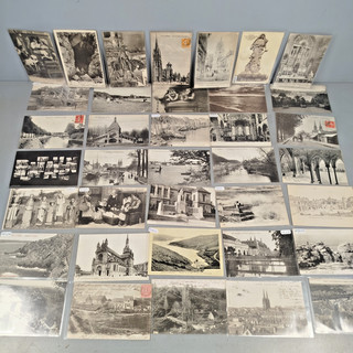 Lot de 61 CARTES POSTALES Anciennes BRETAGNE Monuments Portraits Paysage R39