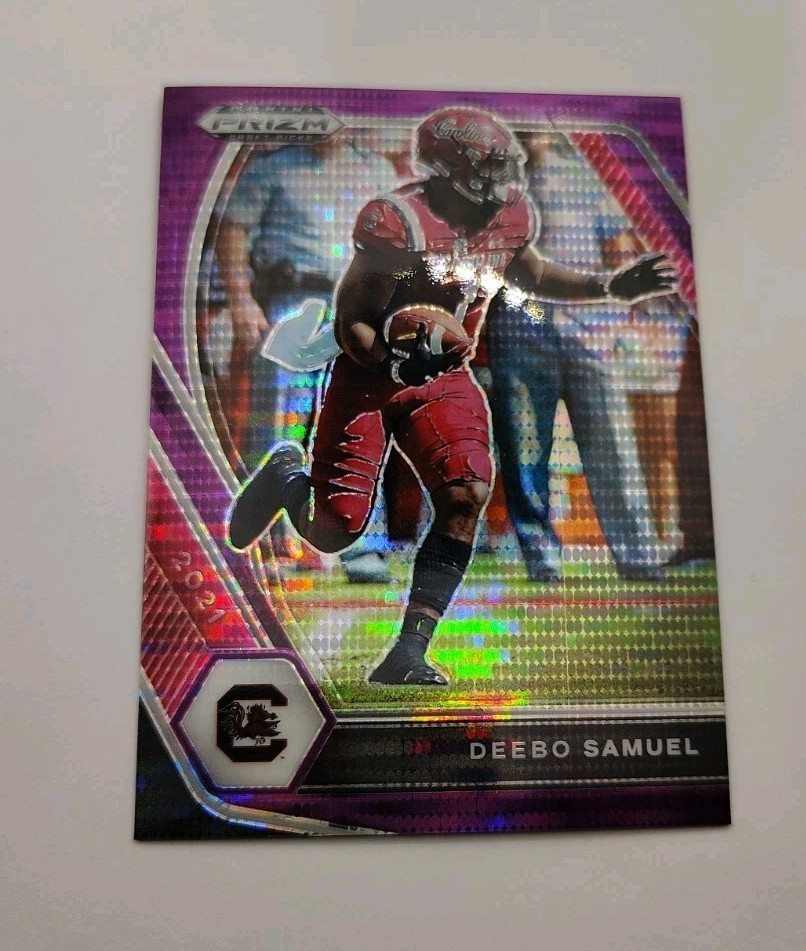 2021 Panini Prizm DP Deebo Samuel #69 Purple Wave Prizm /25 