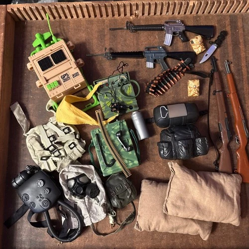 VTG Hasbro Lanard 21st Century Toys G.I.Joe & Others Accessory Lot 20pc