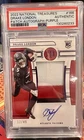 2022 Panini National Treasures Rookie Patch Auto Drake London /49 (AU, MEM, RC)