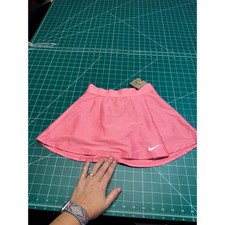 Nike Kids Dri-FIT Pink Ribbed Athletic Skirt Size 6X 6-7 Years