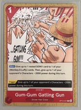 Gum-Gum Gatling Gun OP13-021 One Piece Carrying On His Will Card