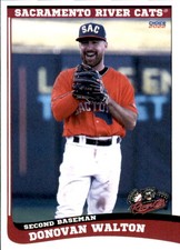 2022 Sacramento River Cats Choice #31 Donovan Walton Dallas Texas Baseball Card