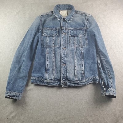Helmut Lang Heritage Denim Denim Jacket Mens Medium Blue USA Indigo Wash