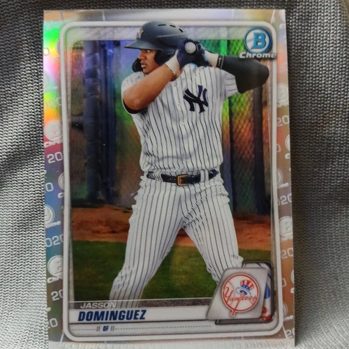 SP!! Hot Rookie!! 2020 Bowman Draft Jasson Dominguez Refractor BD-151 !?ROY?!