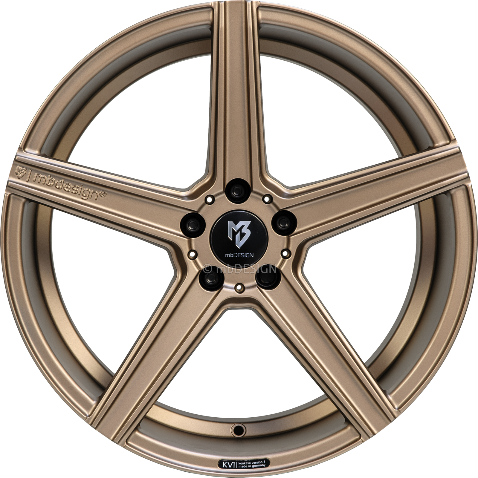 4X Mbdesign Aluminiumrad Gegossen KV1 9,0X20 Zoll (Konkaves Design) Lk 5X112-image