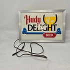 VINTAGE HUDEPOHL HUDY DELIGHT BEER LIGHTED SIGN REPAIR