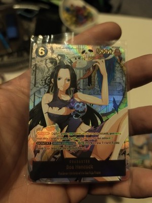 Boa Hancock One Piece Waifu Goddess Story Manga Custom Karte Englisch NM