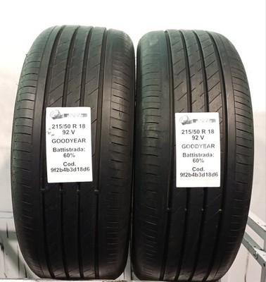 GEBRAUCHTE REIFEN STÜCK 2 GOODYEAR EFFICIENT GRIP PERFORMANCE 2 215/50 R18 92...