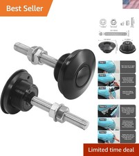 Aluminum Hood Pins - 2 Pack Quick Release Security Latch System 2.44