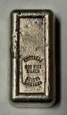 Chovanak 5 Troy oz Vintage Poured 999 Tier 1 Silver Bar Ingot Helena Montana B2