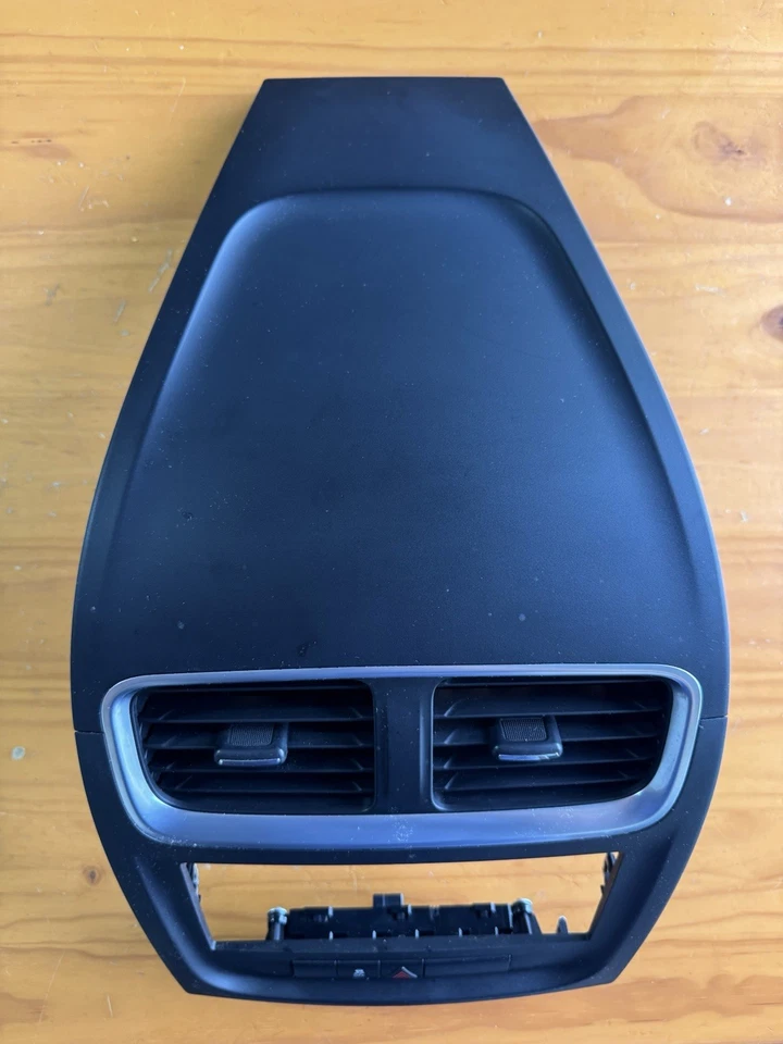 Dodge Avenger 2011-2014 tablero central radio bisel con panel superior, negro OEM Foto 2 de 4