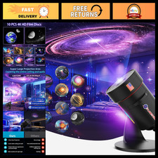 Galaxy Star Projector Night Light, 8th Gen Space Planetarium with Timer, Ceiling