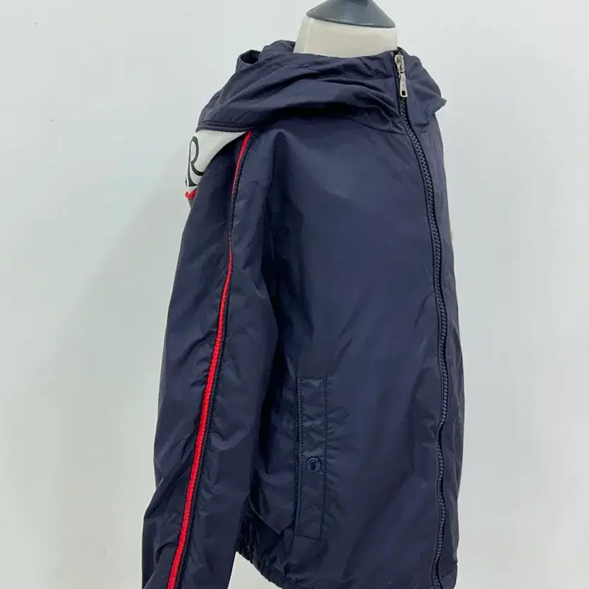 Moncler Kids Windbreaker Jacket for 8 Years, Navy Blue thumbnail 8