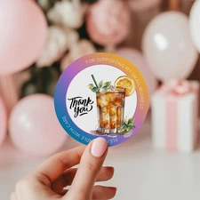 56 THANK YOU SEALS LABELS STICKERS FOR SMALL BUSINESS, CRAFTS, PARTIES 2 INCH