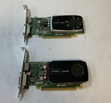  Lot of 2 NVIDIA Quadro 600 1GB DDR3 Graphics/Video Card w/ DP, DVI Ports "P6C"