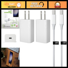 30W USB-C Fast Charger  17FT Cable for Samsung Phones, Tablets  USB-C Devices