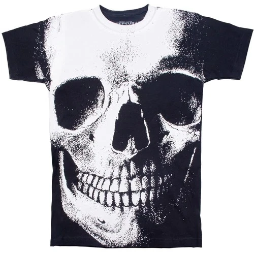 Skull 2X Mens Graphic Tee Shirt Horror Gothic Dark Death Halloween Macabre Gift - product listing photo