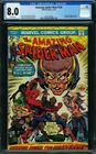 Amazing Spider-Man #138 CGC 8.0 White Pages 11/1974 1st Appearance Mindworm