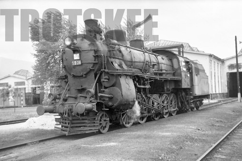 Negative BDZ Bulgaria Railways Steam Loco 19 39 Septemvri 1964 Bulgarian +Photo