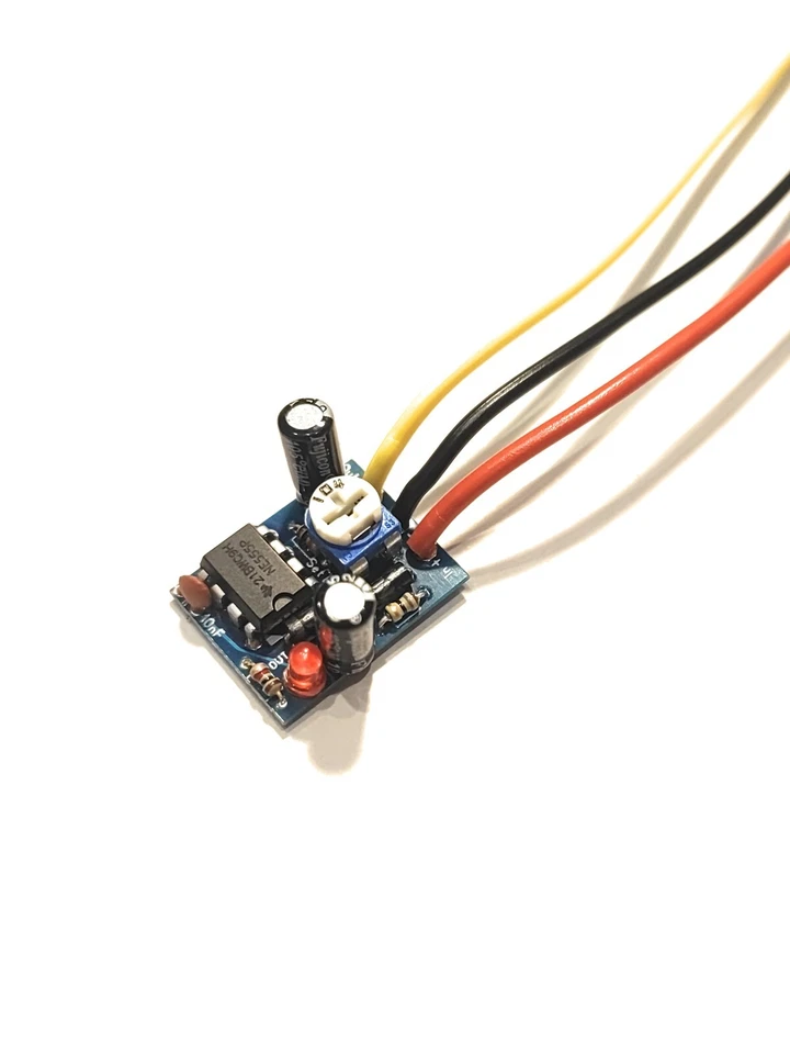 Abs srs airbag mini car led timer interruptor luz rele 1-10 sec delay off 12V - Imagen 3 de 4