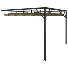Wanderer Gazebo 3x3m DLX Wall With Door 