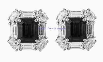 Natural Smoky Quartz Gemstones with 925 Sterling Silver Cufflinks for Men's #A88