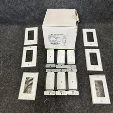 TOPGREENER 6 pack TDOS5-KM-W6P-FF Occupancy / Vacancy Motion Sensor Light Switch