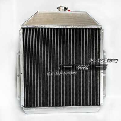 3-Row Aluminum Downflow Radiator For 1942-1952 Ford F1, F2, F3, F4 Trucks – Ford Engine – SNOW COOLING