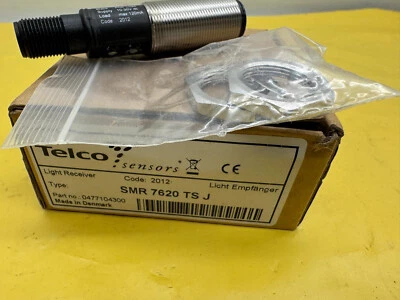 **New ** Telco SMR7620TSJ Light Receiver Sensor Green LED Light 10-30VDC
