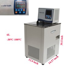 6L Lab Low Temperature Cooling Liquid Circulator Pump Chiller Cooler Water Baths