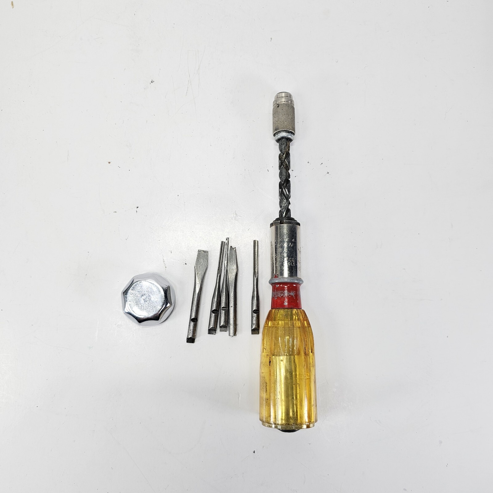 Vintage Stanley Handyman Yankee Automatic Screwdriver No. 233H with 5 Bits eBay