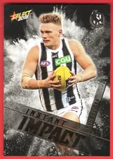 2019 AFL FOOTY STARS [INSTANT IMPACT] CARD - II24 Adam TRELOAR (COLLINGWOOD)