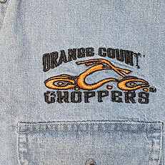 2013 Frayed Sleeveless Denim Orange County Choppers Shirts-Small-XL - Picture 17 of 17