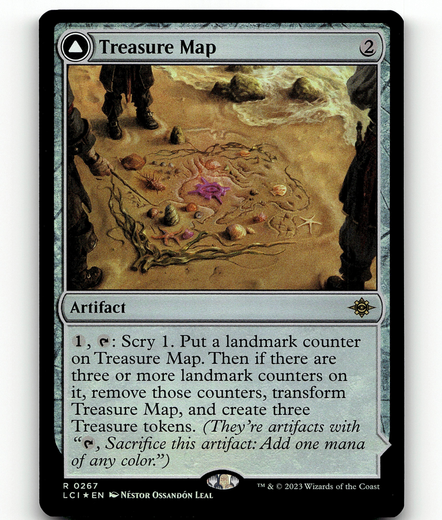 FOIL - MTG Treasure Map 267 - The Lost Caverns of Ixalan | eBay