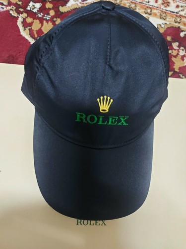 New Rolex BLACK waterproof Fitted Cap 