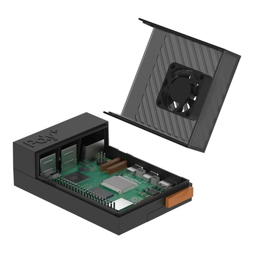 Argon Poly+ 5 Case for Pi 5 ABS Enclosure with Fan - Afbeelding 4 van 8