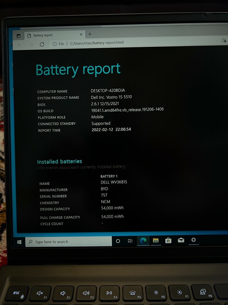 Dell Vostro 15 5510 Laptop Intel 11th i7-11390H 8GB 256GB Dell Vostro 15 5510 Laptop Intel 11th i7-11390H 8GB 256GB