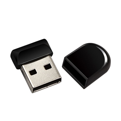 Mini unidad flash USB 2.0 negra 64 GB 32 GB 16 GB 8 GB Memory Stick Thumb Pen Drive - Imagen 15 de 17