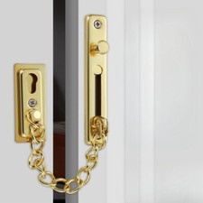 1X Stainless Steel Door Chain Restrictor Latch Bolt Safety Lock Slide Guard Home