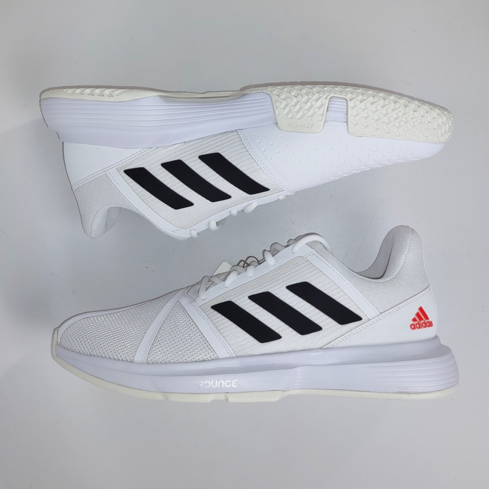 Adidas CourtJam Court Jam Bounce Белые черные красные теннисные кроссовки Мужские 11