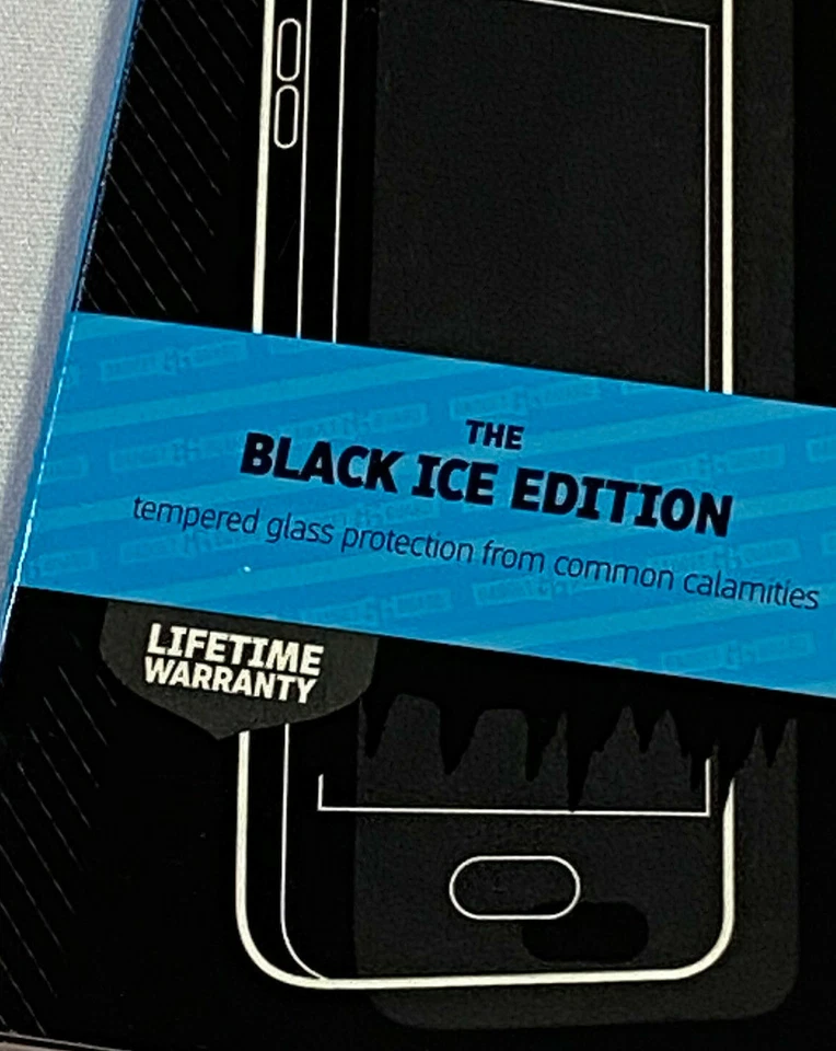 GADGET GUARD MOTOROLA DROID TURBO 2 TEMPERED GLASS SCREEN PROTECTOR BLACK ICE - Image 3 of 4