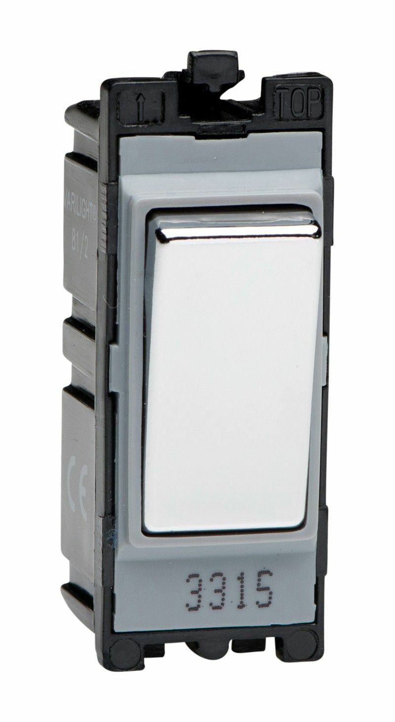 Varilight G102SC Powergrid Module Chrome 10A 2-Way Switch